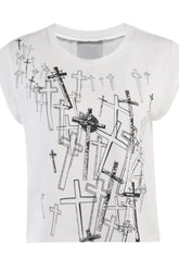 Graphic Print Vintage Top